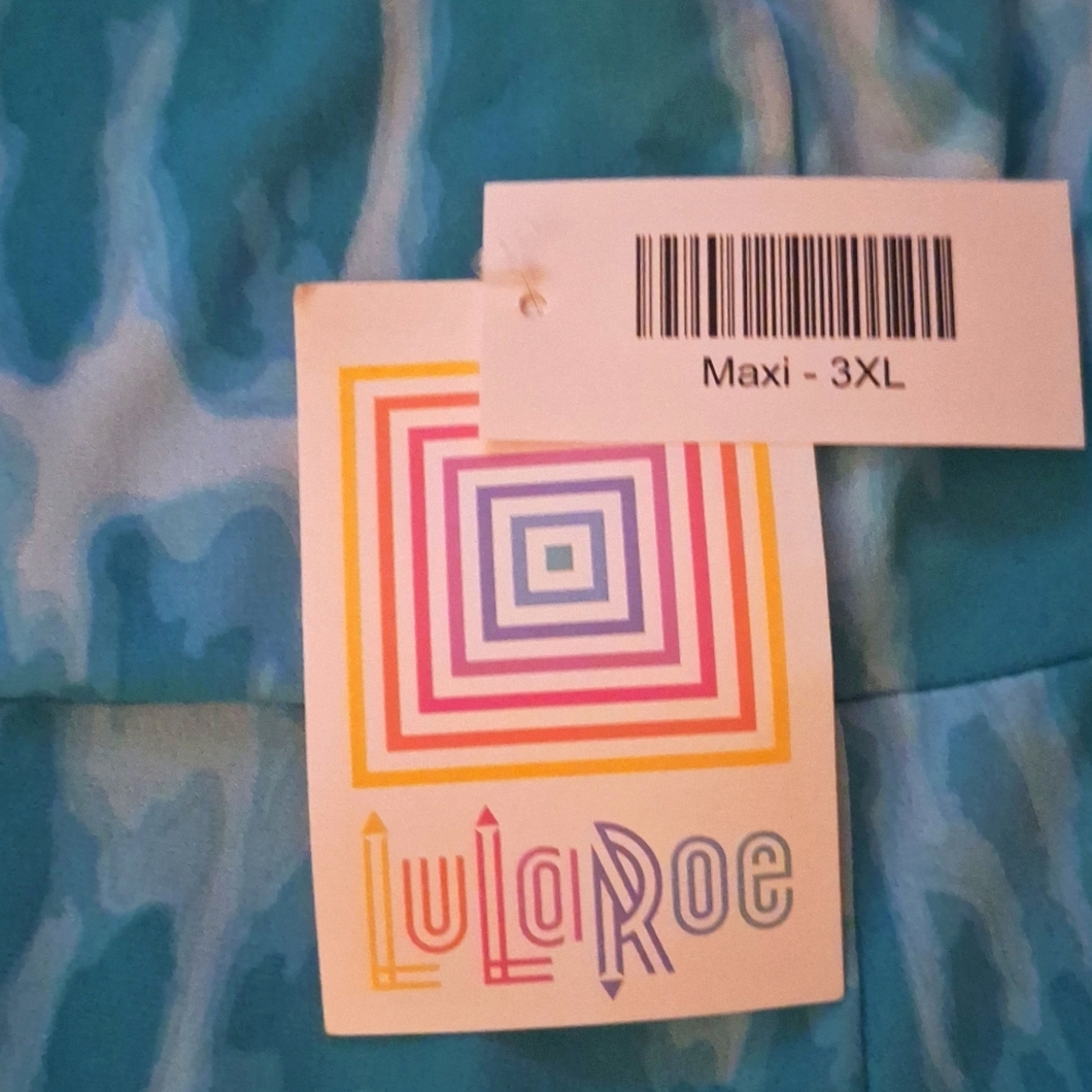 3xl lula roe tie dye maxi skirt